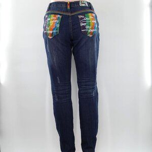 Coogi embroidered low rise stretch skinny jeans Size 11 /12